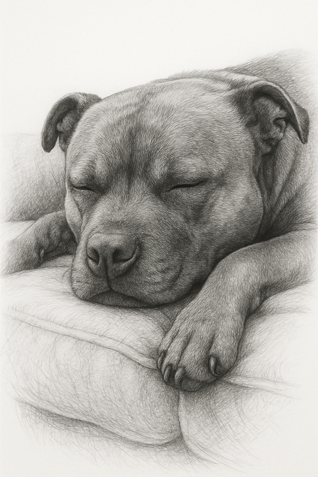 Custom pet portrait by The Family Portrait Company